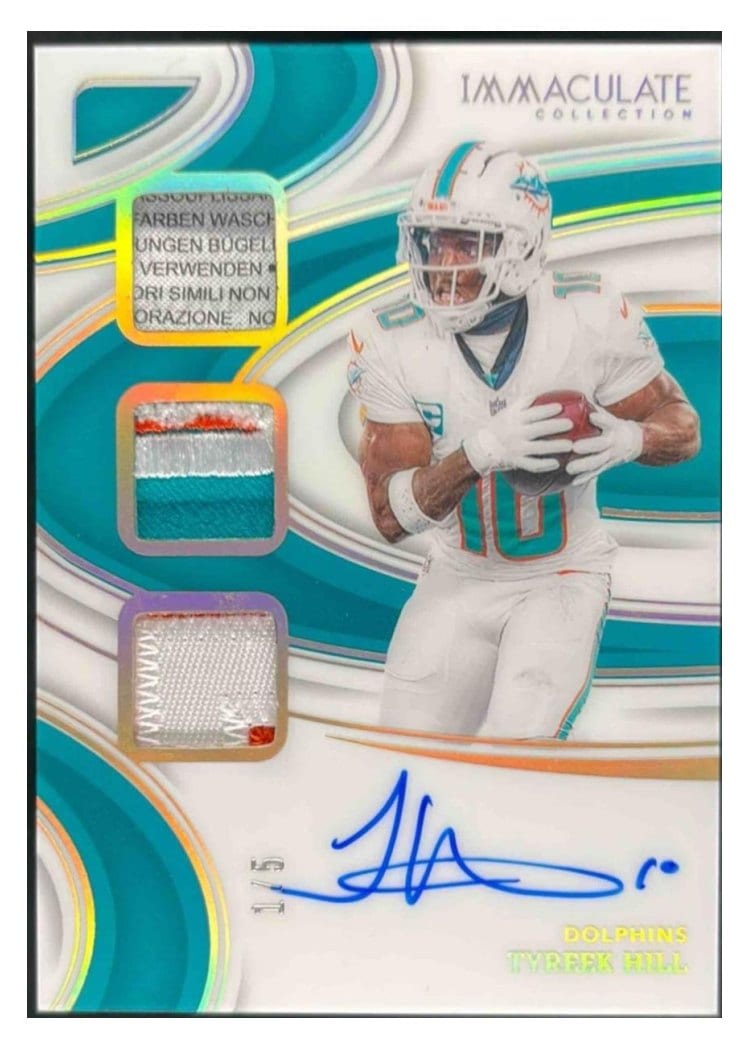 2024 Panini Immaculate Collection Immaculate Players Collection Autographs Tyreek Hill #5 card
