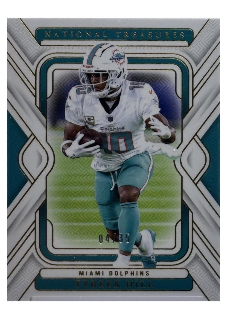 2024 Panini National Treasures Base Set Tyreek Hill #62 card