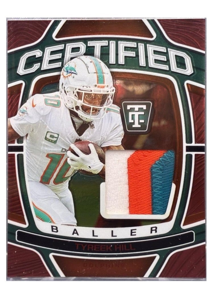 2024 Panini Totally Certified Certified Baller Tyreek Hill #23 card