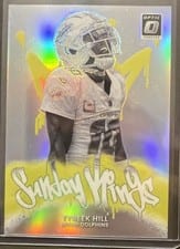 2025 Donruss Optic Sunday Kings Tyreek Hill #14 card