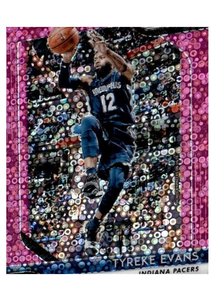 2018-19 Panini Prizm Base Set Tyreke Evans Fast Break Prizm Pink #94 card