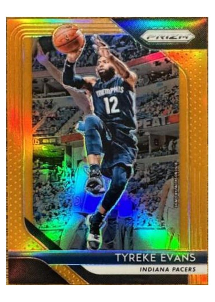 2018-19 Panini Prizm Base Set Tyreke Evans #94 card
