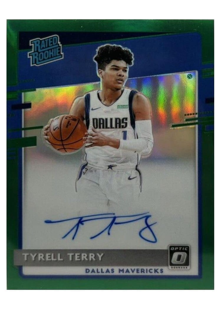 2020-21 Donruss Optic Base Set Tyrell Terry #181 card