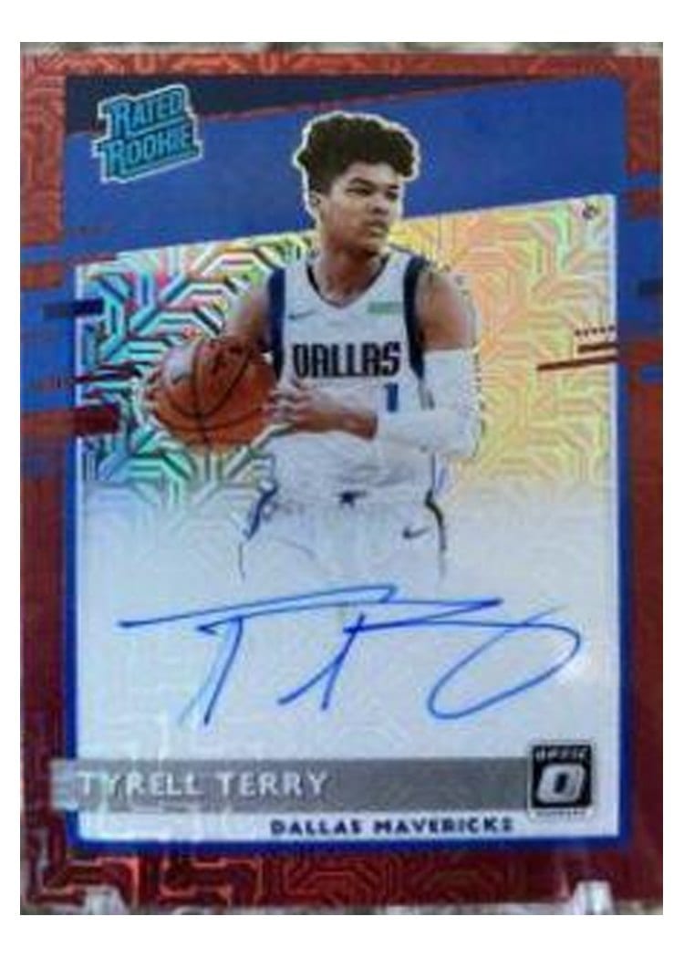 2020-21 Donruss Optic Base Set Tyrell Terry #181 card