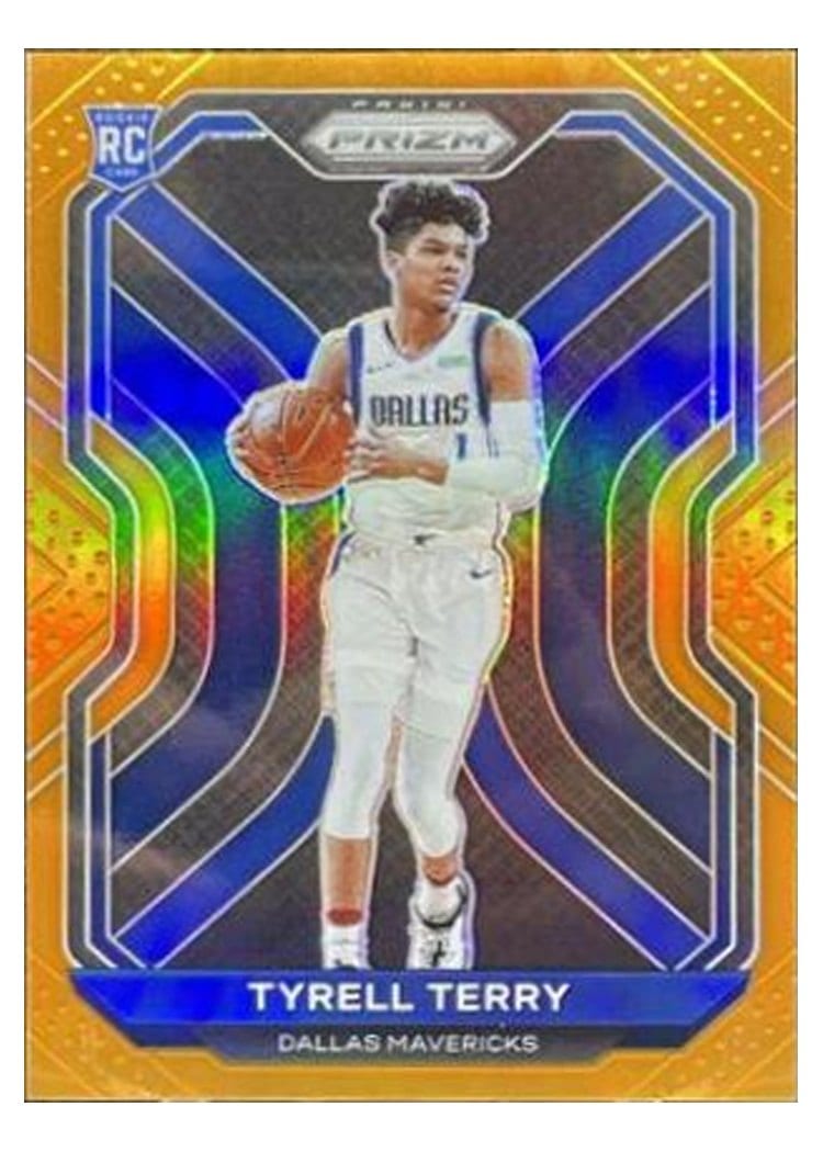 2020-21 Panini Prizm Base Set Tyrell Terry Orange Prizm #259 card