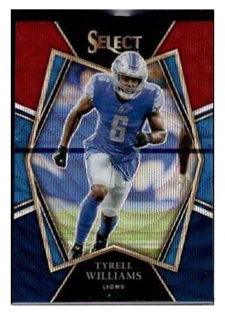 2021 Panini Select Base Set Tyrell Williams Tri Color #113 card