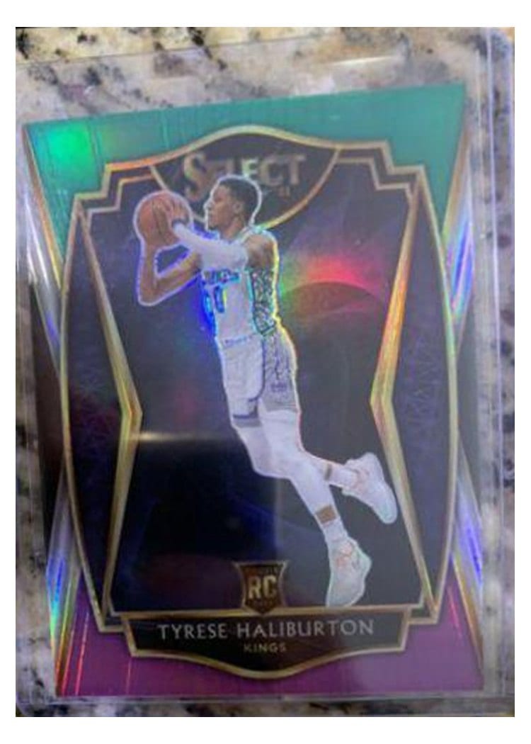 2020-21 Panini Select Base Set Tyrese Haliburton #189 card