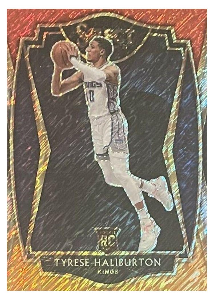 2020-21 Panini Select Base Set Tyrese Haliburton #189 card