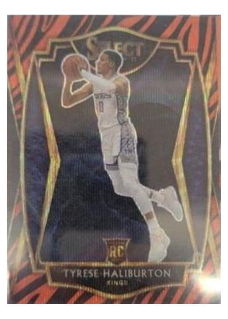 2020-21 Panini Select Base Set Tyrese Haliburton #189 card