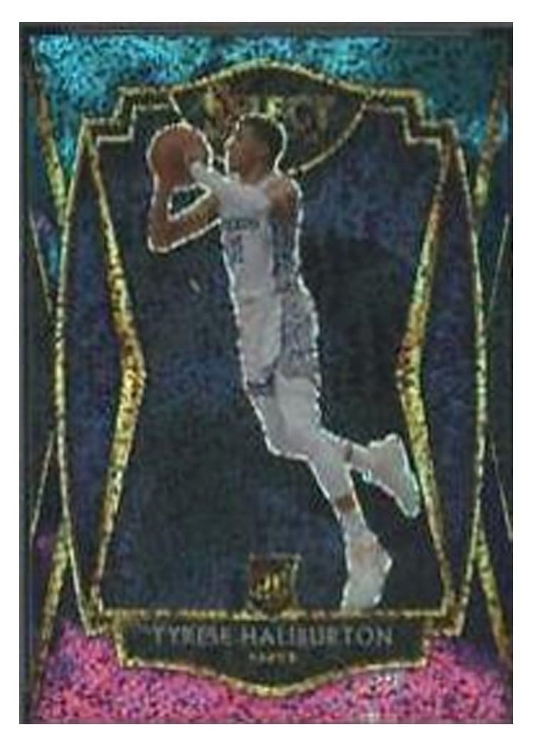 2020-21 Panini Select Base Set Tyrese Haliburton Cosmic #189 card