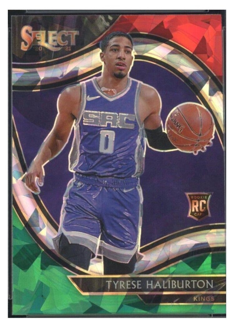 2020-21 Panini Select Base Set Tyrese Haliburton #289 card