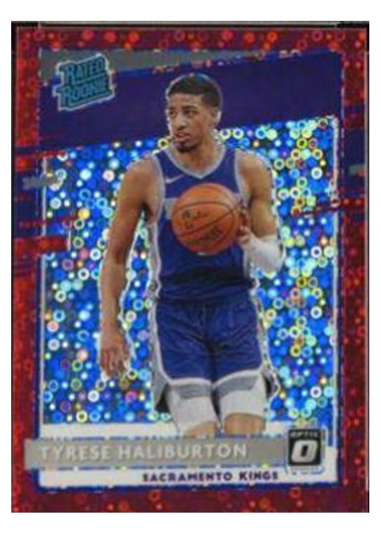 2020 Panini Donruss Optic Tyrese Haliburton Fast Break Red #162 card