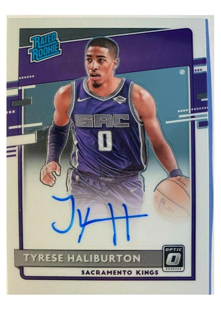 2020 Panini Donruss Optic Tyrese Haliburton #162 card