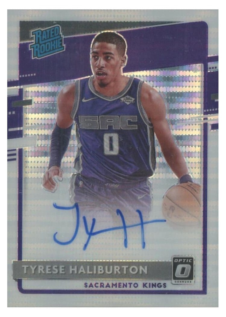 2020 Panini Donruss Optic Tyrese Haliburton #162 card