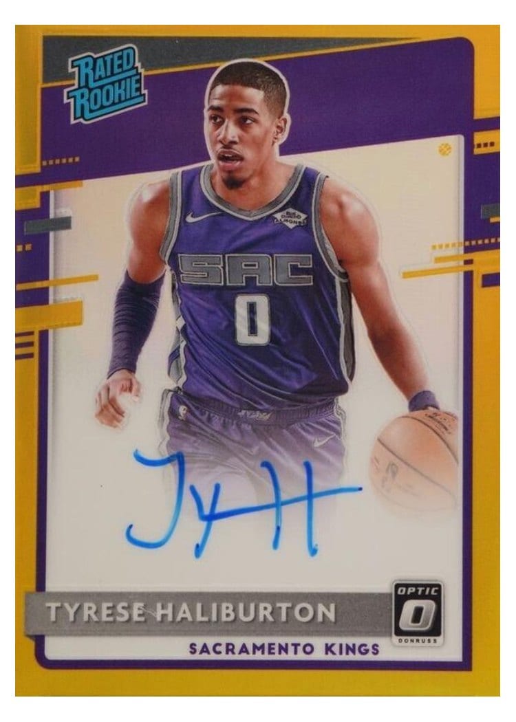 2020 Panini Donruss Optic Tyrese Haliburton #162 card