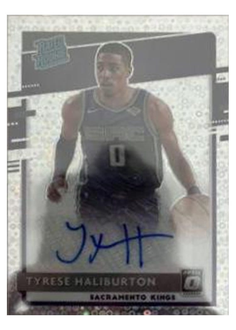 2020 Panini Donruss Optic Tyrese Haliburton #162 card
