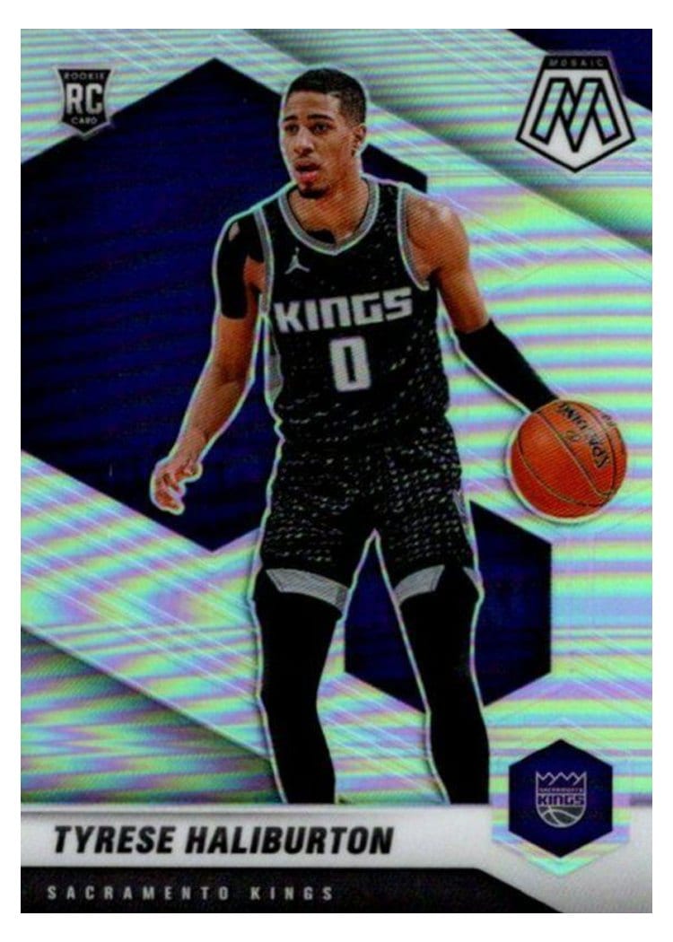 2020 Panini Mosaic Tyrese Haliburton #204 card