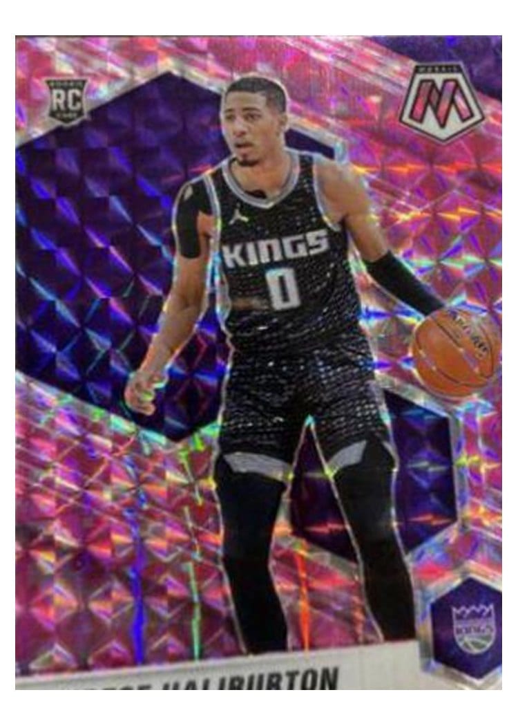 2020 Panini Mosaic Tyrese Haliburton #204 card