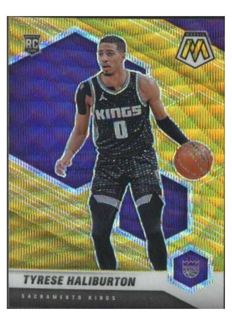 2020 Panini Mosaic Tyrese Haliburton #204 card