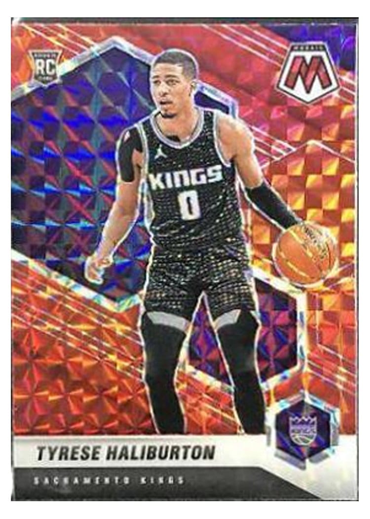 2020 Panini Mosaic Tyrese Haliburton #204 card