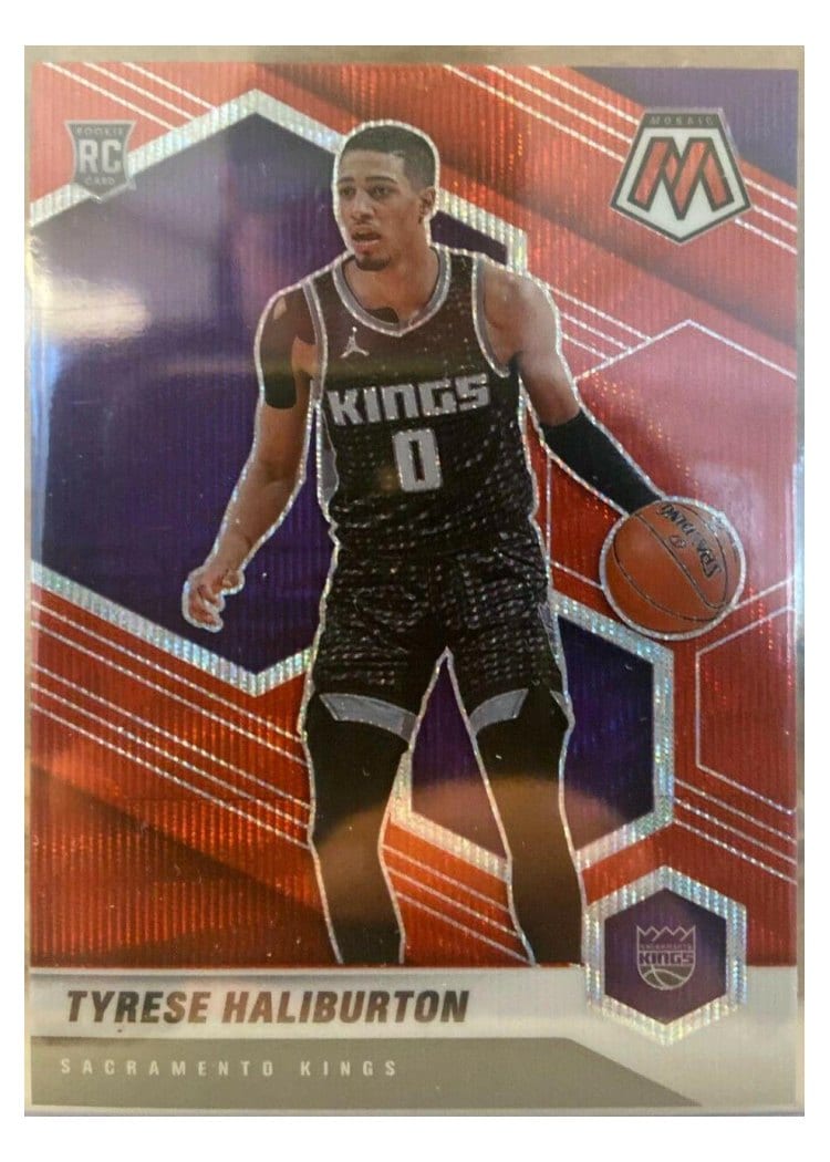 2020 Panini Mosaic Tyrese Haliburton #204 card