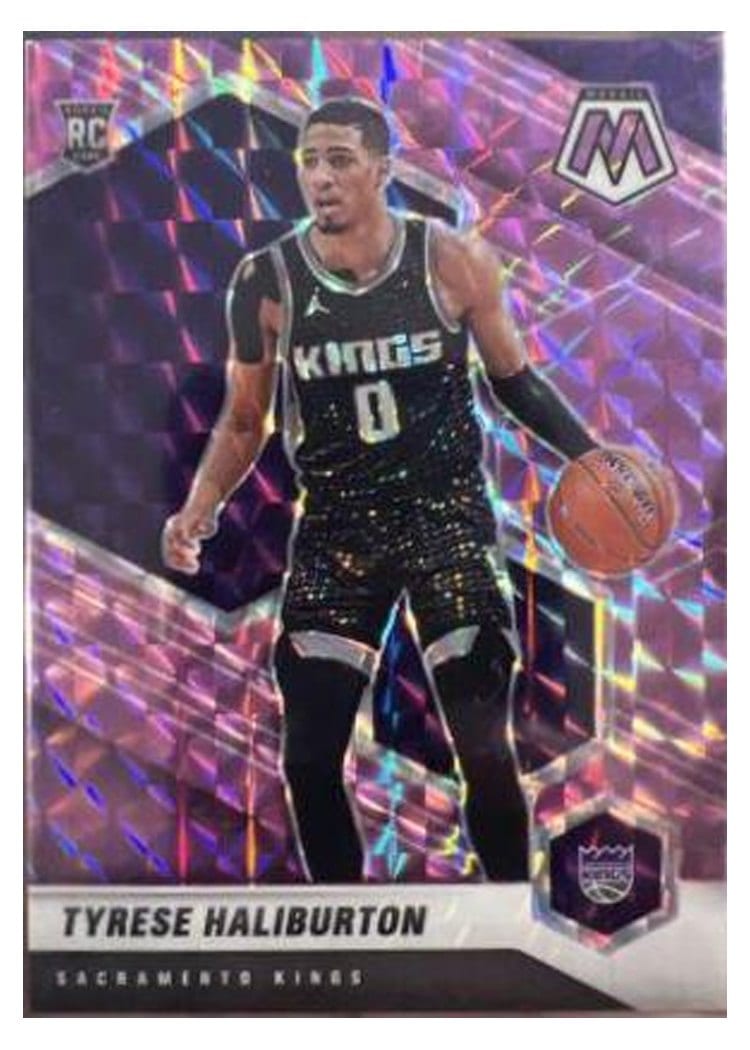 2020 Panini Mosaic Tyrese Haliburton #204 card