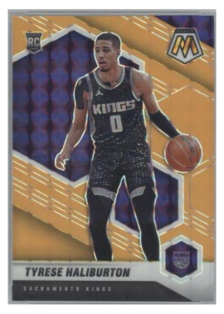 2020 Panini Mosaic Tyrese Haliburton #204 card