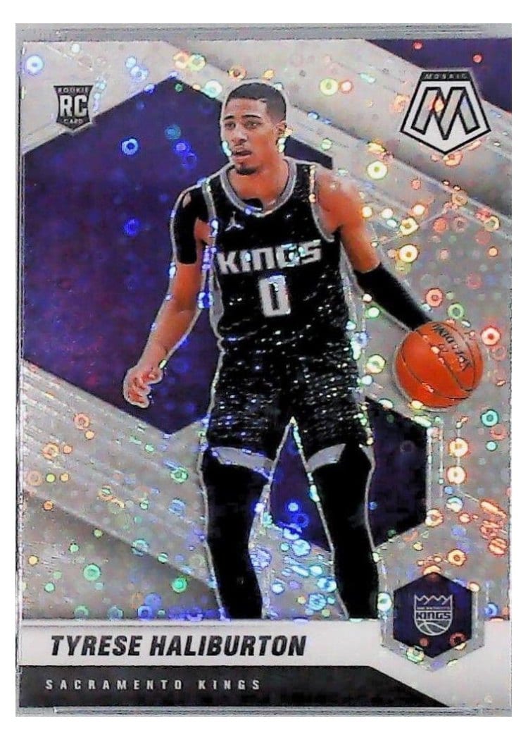 2020 Panini Mosaic Tyrese Haliburton #204 card