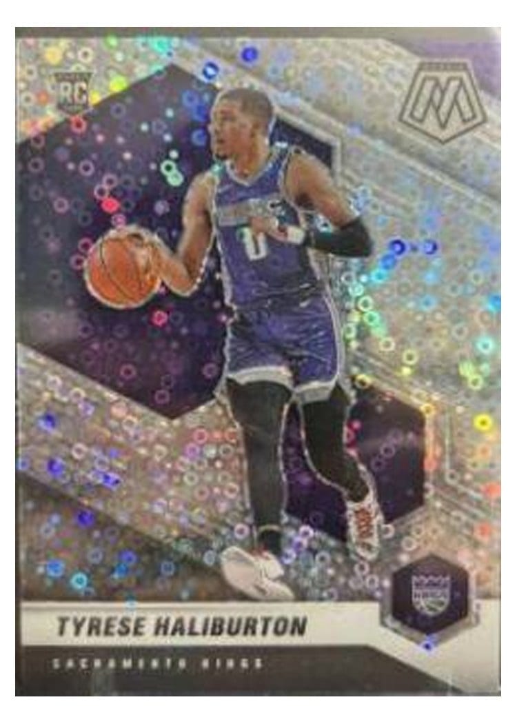2020 Panini Mosaic Tyrese Haliburton #204 card