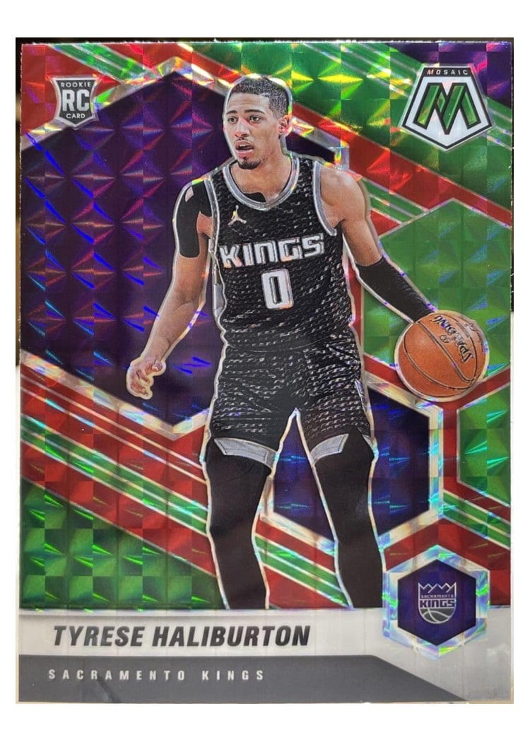 2020 Panini Mosaic Tyrese Haliburton #204 card