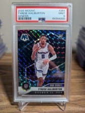 2020 Panini Mosaic Tyrese Haliburton #264 card