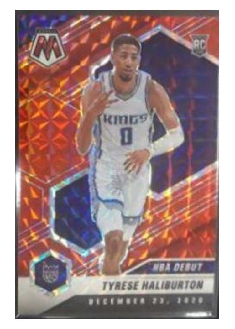 2020 Panini Mosaic Tyrese Haliburton #264 card