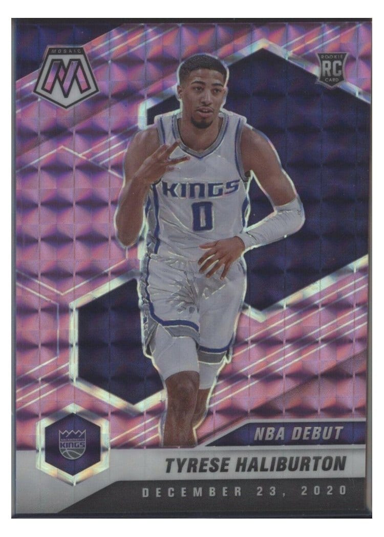 2020 Panini Mosaic Tyrese Haliburton #264 card