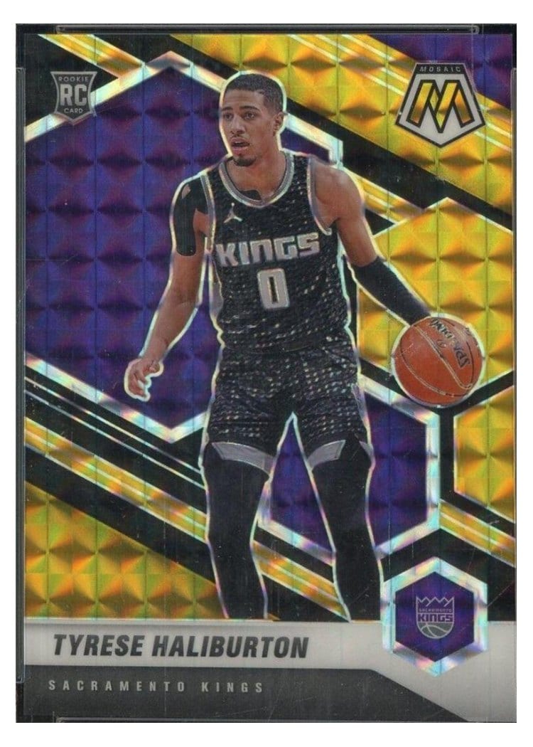 2020 Panini Mosaic Tyrese Haliburton #264 card