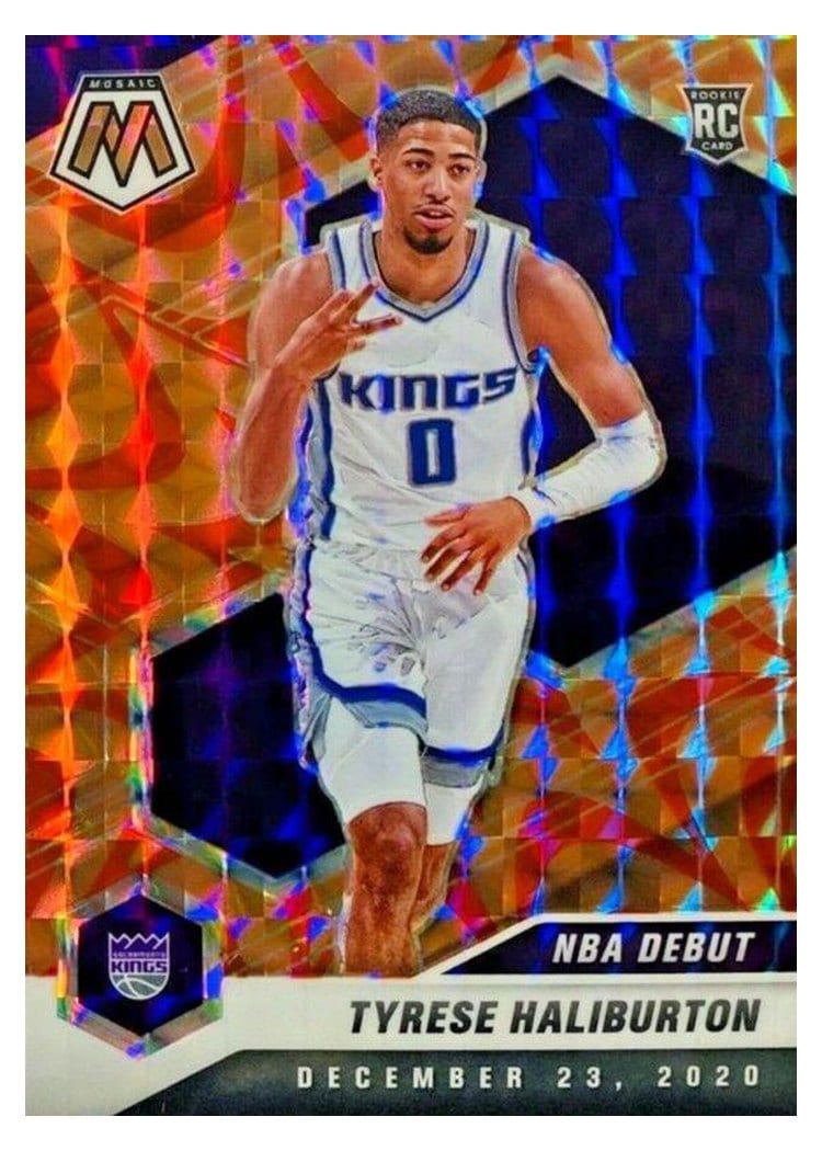 2020 Panini Mosaic Tyrese Haliburton #264 card