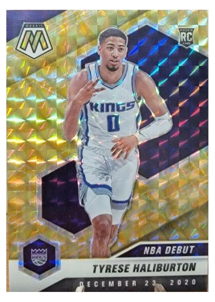 2020 Panini Mosaic Tyrese Haliburton #264 card