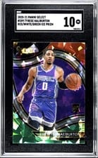 2020 Panini Select Tyrese Haliburton #289 card