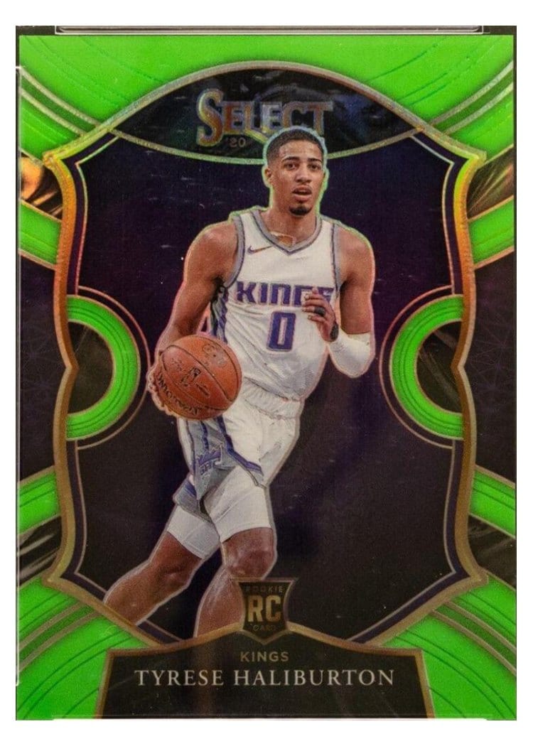 2020 Panini Select Tyrese Haliburton #72 card