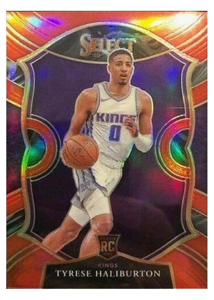 2020 Panini Select Tyrese Haliburton #72 card