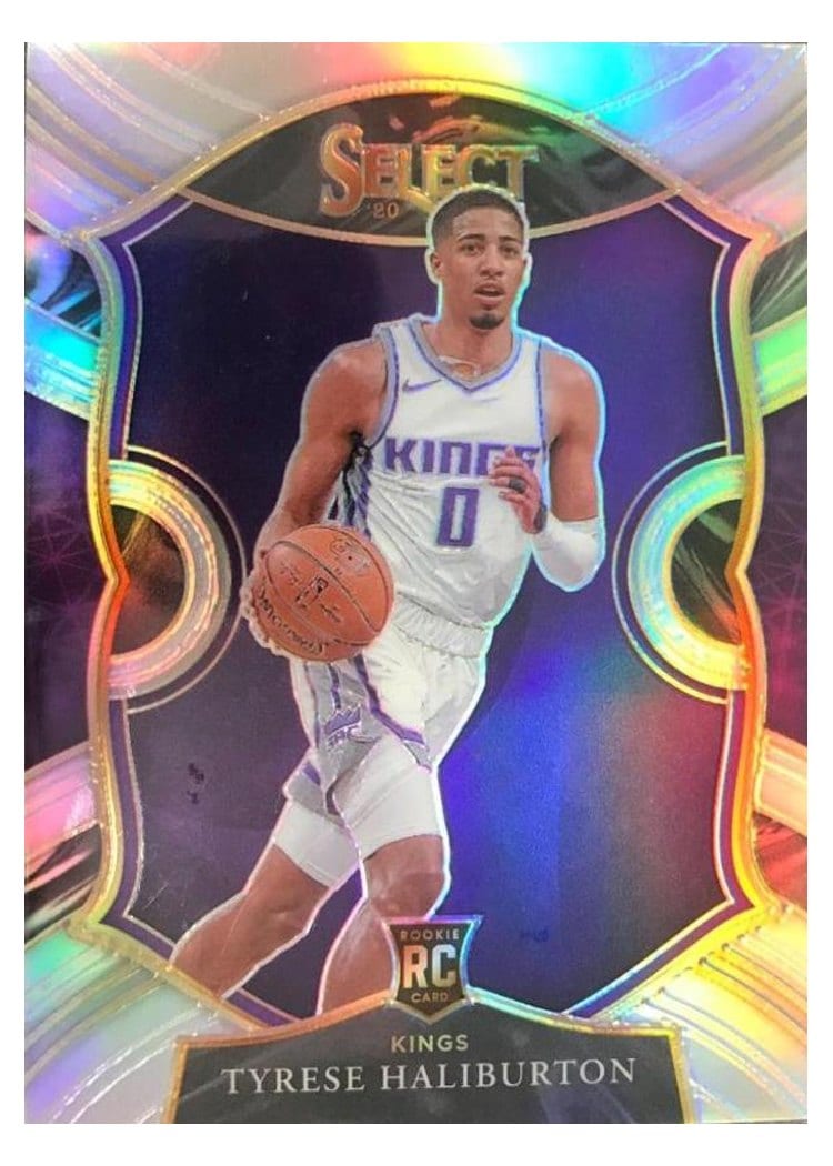 2020 Panini Select Tyrese Haliburton Silver Prizm #72 card