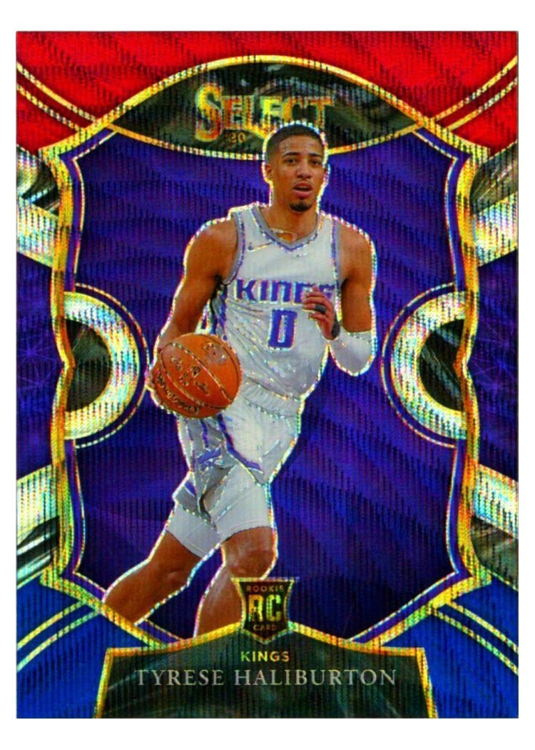 2020 Panini Select Tyrese Haliburton Tri Color Prizm #72 card