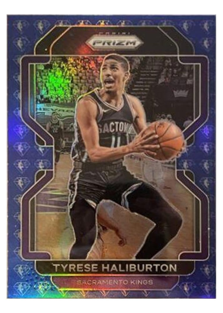 2021-22 Panini Prizm Base Set Tyrese Haliburton #196 card