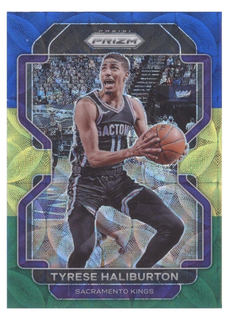 2021-22 Panini Prizm Base Set Tyrese Haliburton #196 card