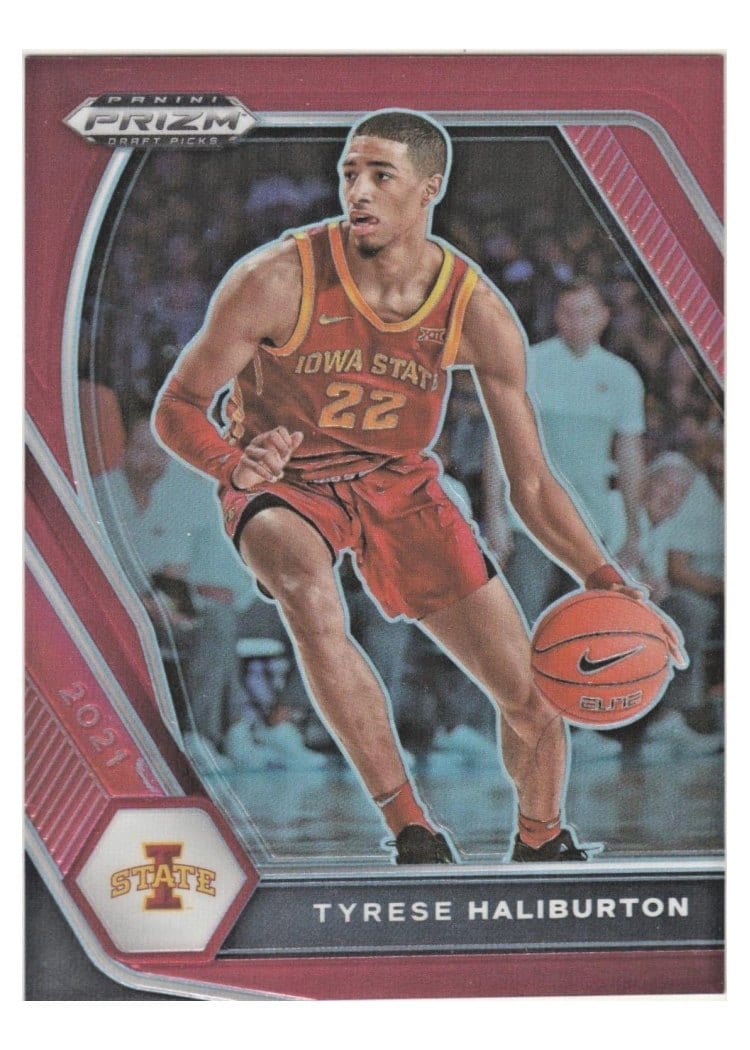 2021-22 Panini Prizm Base Set Tyrese Haliburton #196 card