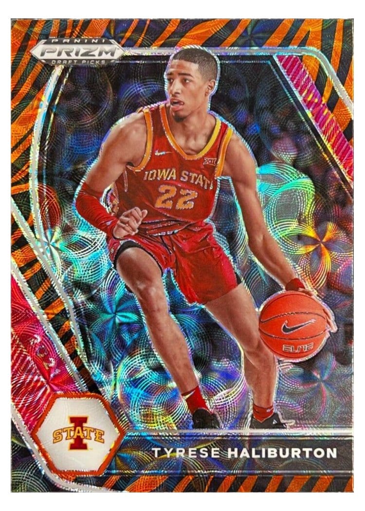 2021-22 Panini Prizm Base Set Tyrese Haliburton #196 card