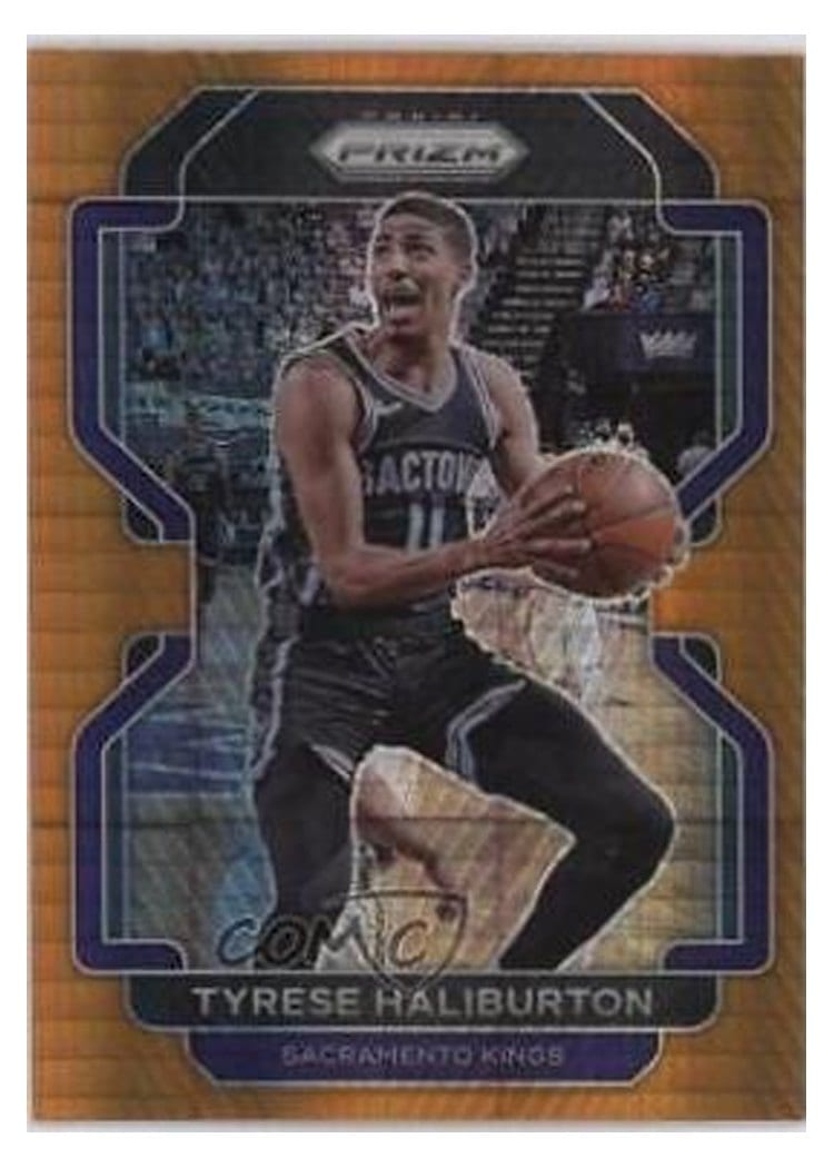 2021-22 Panini Prizm Base Set Tyrese Haliburton #196 card