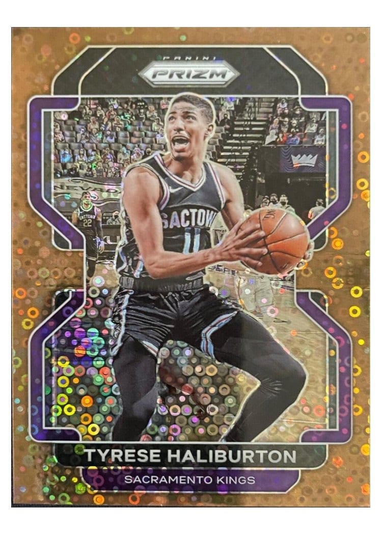 2021-22 Panini Prizm Base Set Tyrese Haliburton #196 card