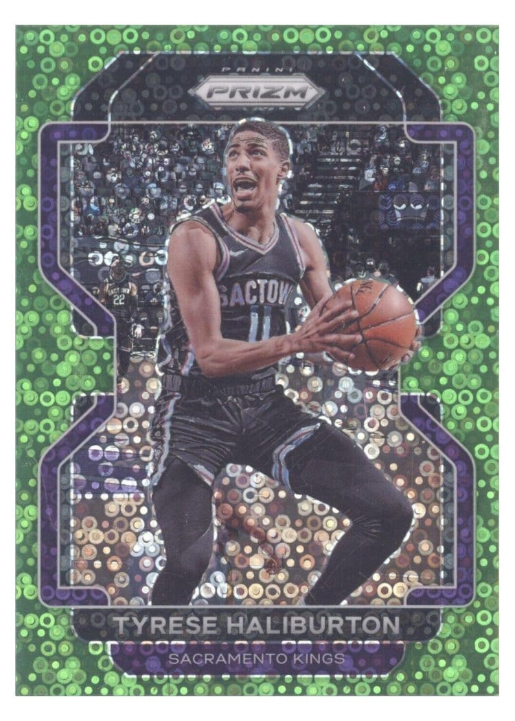 2021-22 Panini Prizm Base Set Tyrese Haliburton #196 card