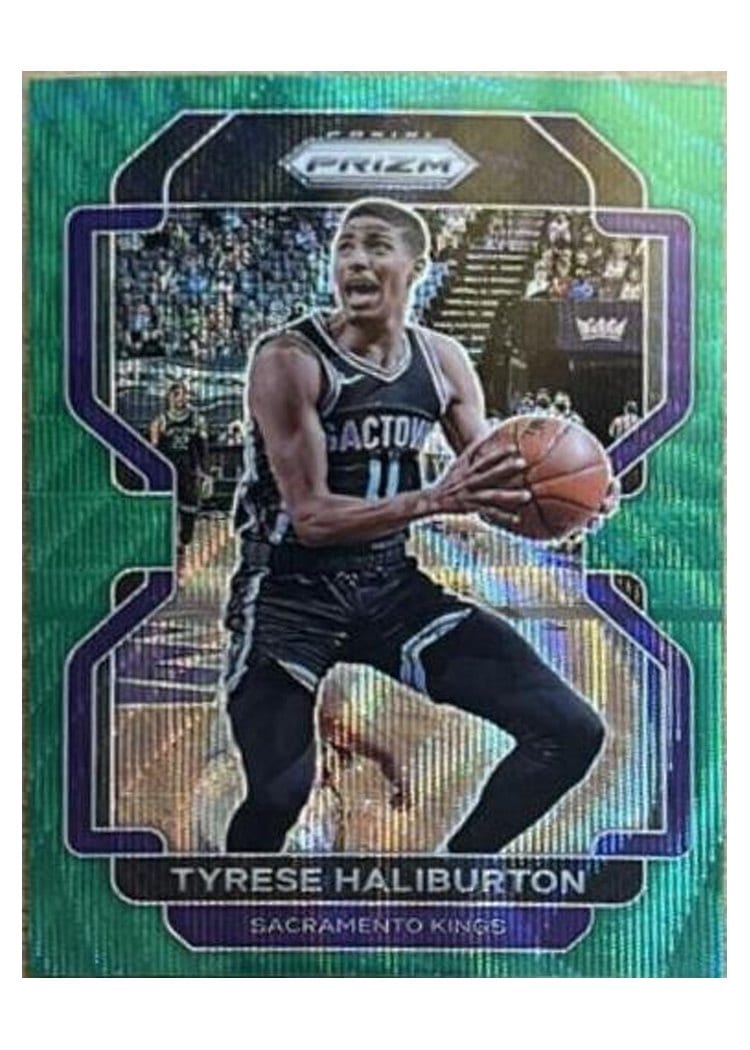 2021-22 Panini Prizm Base Set Tyrese Haliburton #196 card