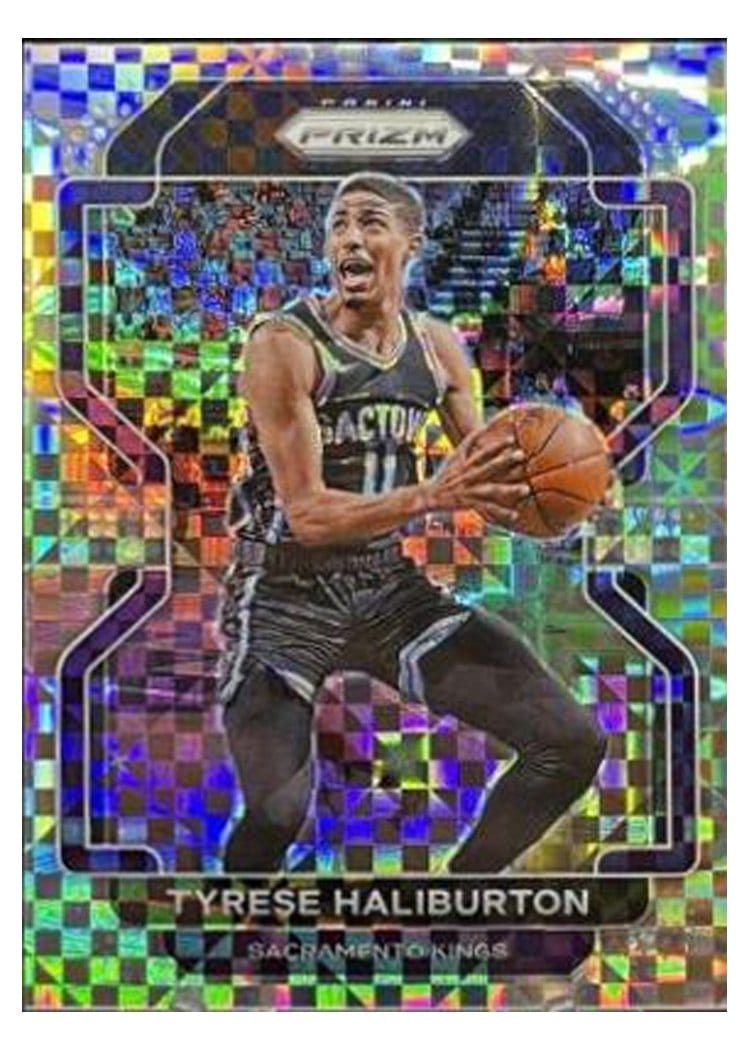 2021-22 Panini Prizm Base Set Tyrese Haliburton #196 card